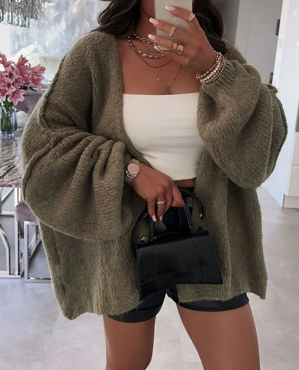 VestoLane CozyOversize Cardigan Sweaters