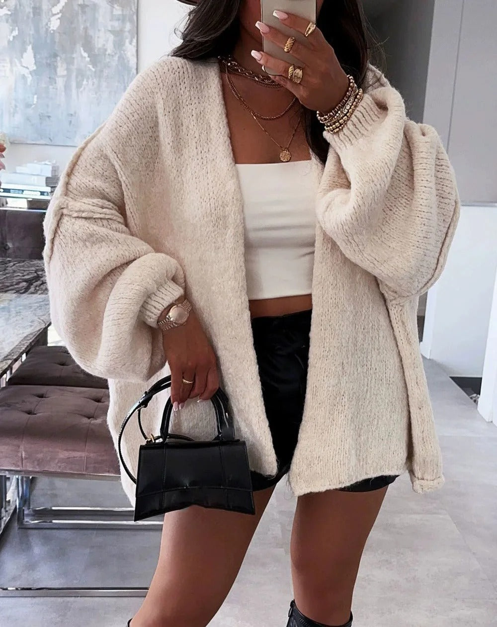 VestoLane CozyOversize Cardigan Sweaters